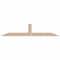 Ekena Millwork Portland Smooth Timber Gable Bracket, Douglas Fir, 96"W x 20"H x 5 1/2"D x 5 1/2"F, 5/12 Pitch GBW096X20X0606POR00SDF - alternate 1